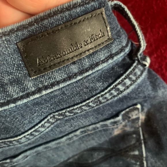 Abercrombie denim shorts with side zipper 24 - Picture 7 of 9